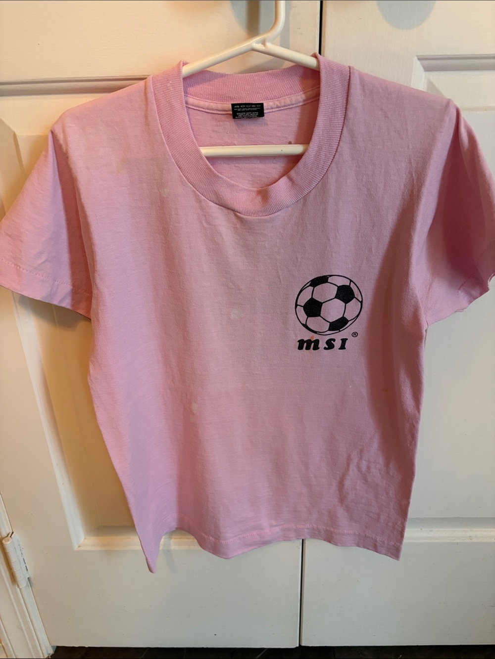 Pink Soccer Shirt